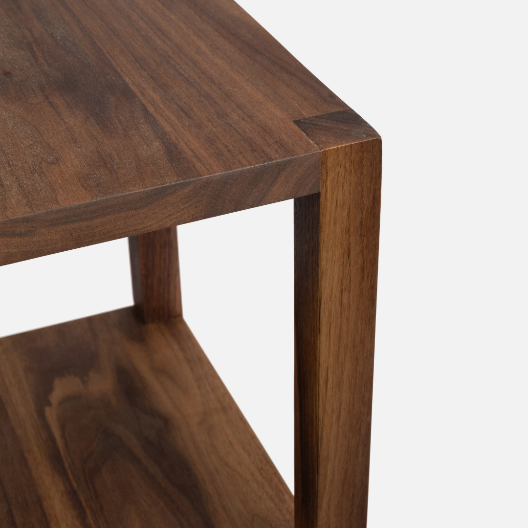Tetsu Side Table - Solid Walnut