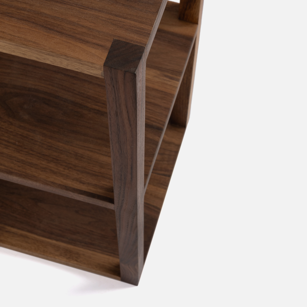Tetsu Side Table - Solid Walnut