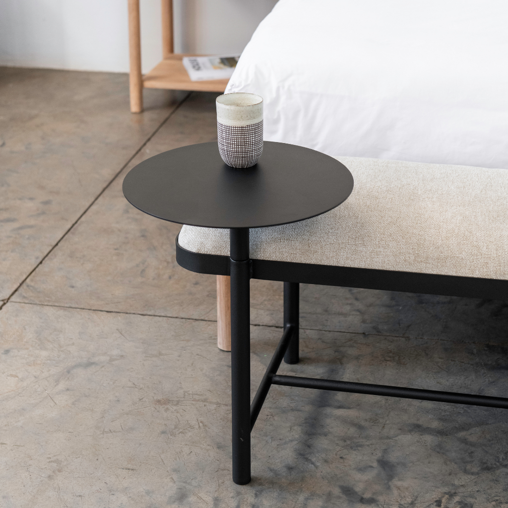 Malmo Bench + Table - Light Stone