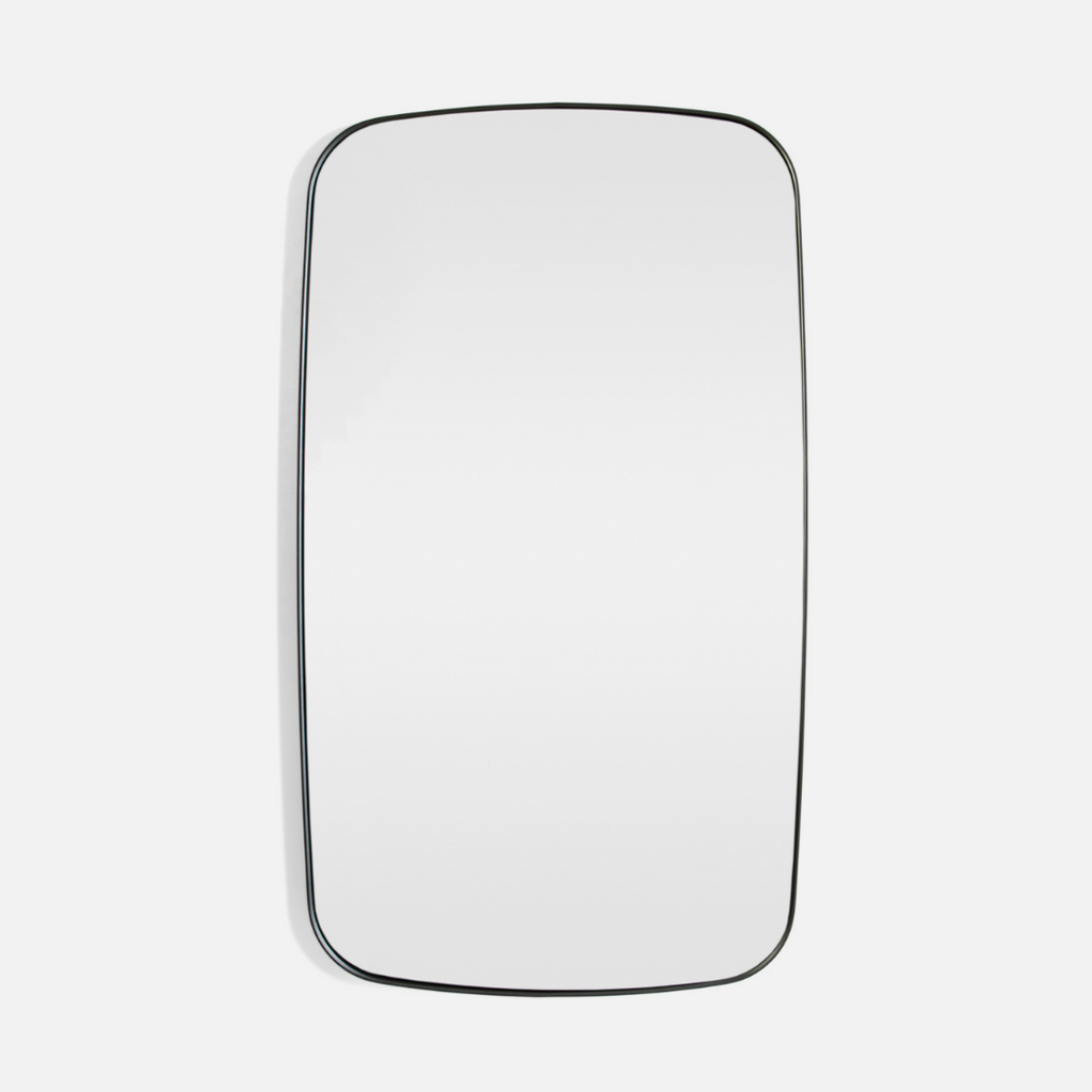 Deep Frame Soft Edge Mirror - Flared Design