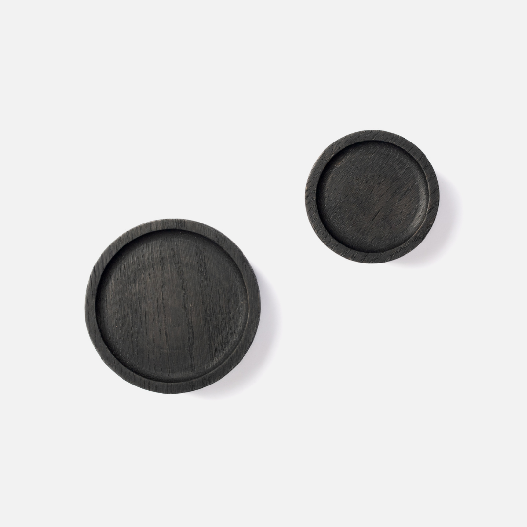 Oak Wall Hooks - Ebony