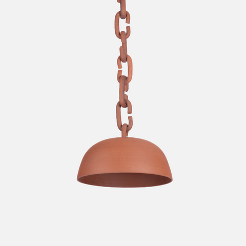 Single Chain Pendant - Terracotta