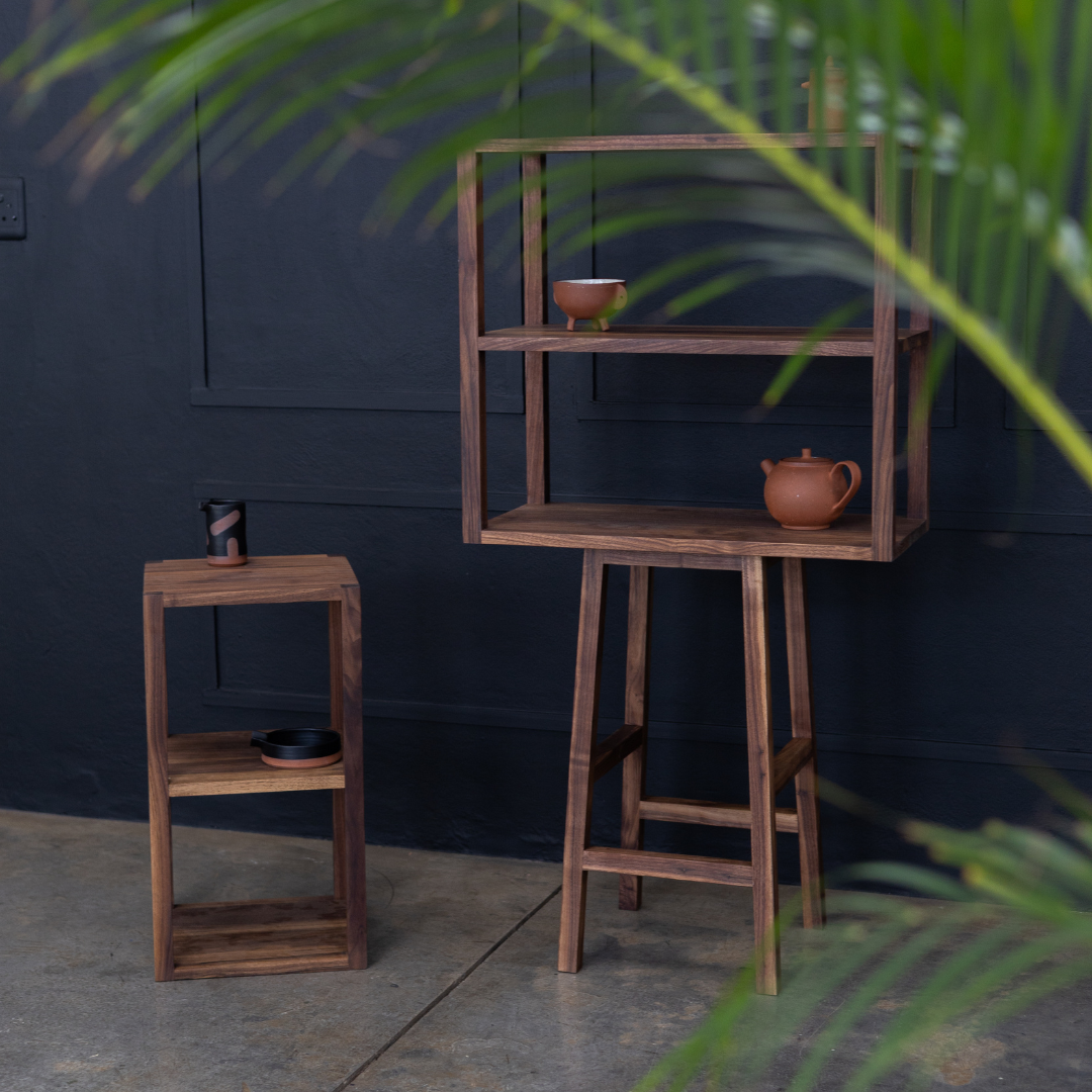 Tetsu Server - Solid Walnut