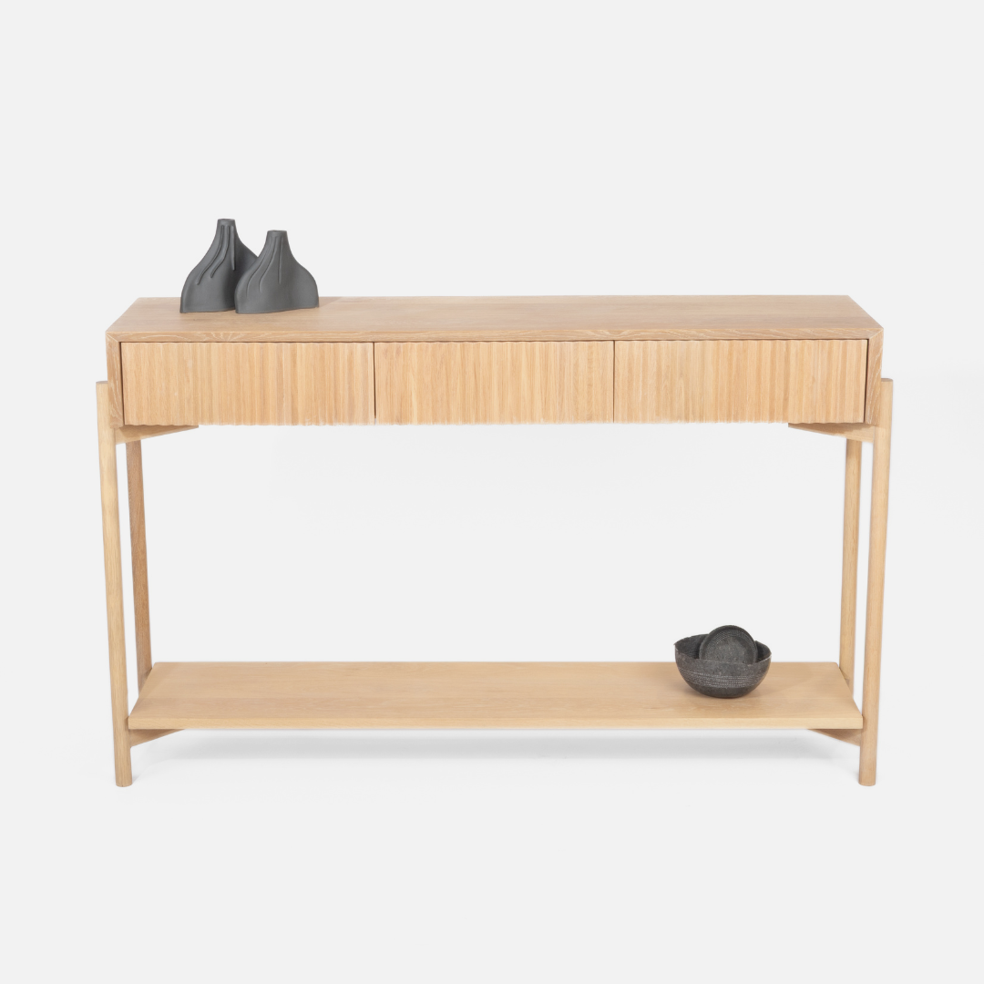 Copenhagen Freestanding Server - Light Oak