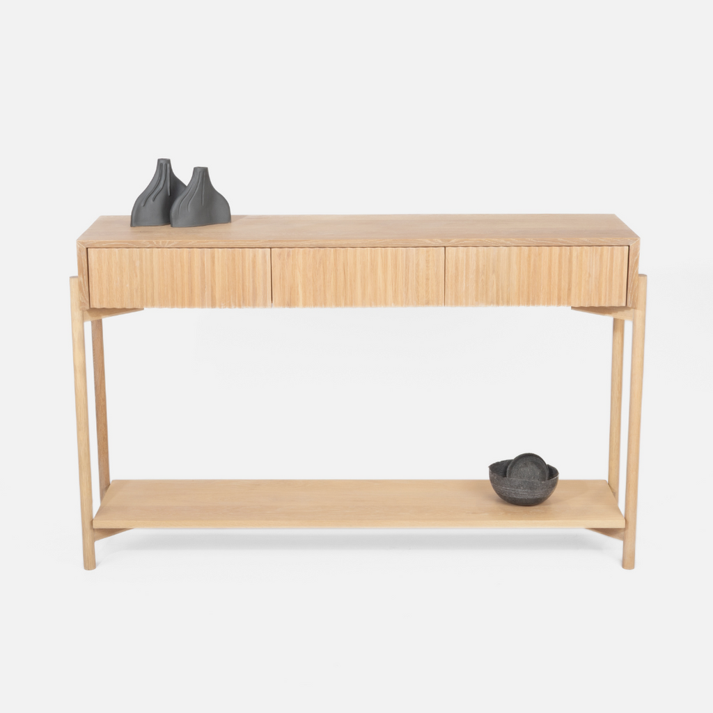 Copenhagen Freestanding Server - Light Oak