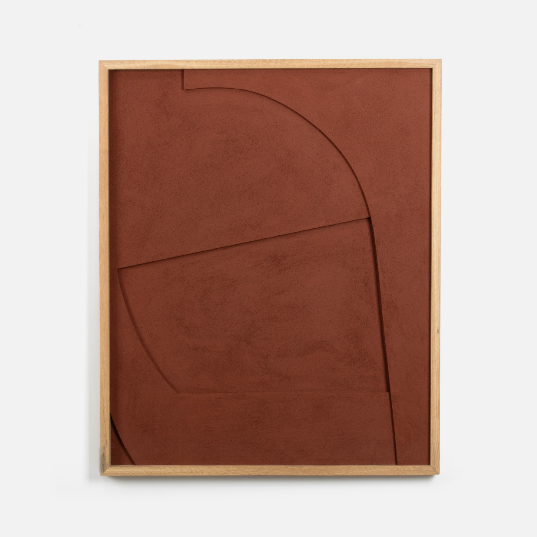 Textured Wall Art - Red Desert