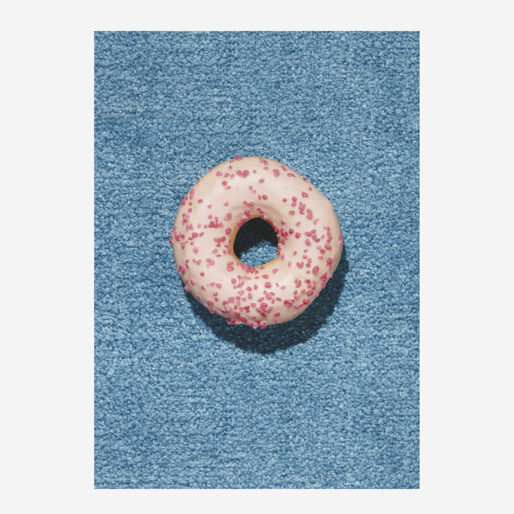 Art Poster A3 - Blue Donut