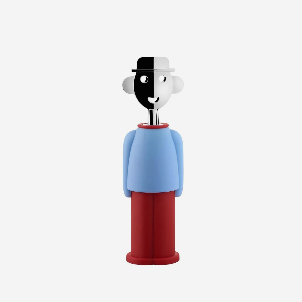 Alessi Alessandro M Corkscrew - Light Blue & Red