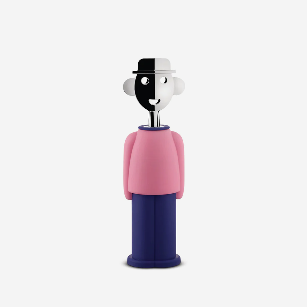 Alessi Alessandro M Corkscrew - Pink & Blue