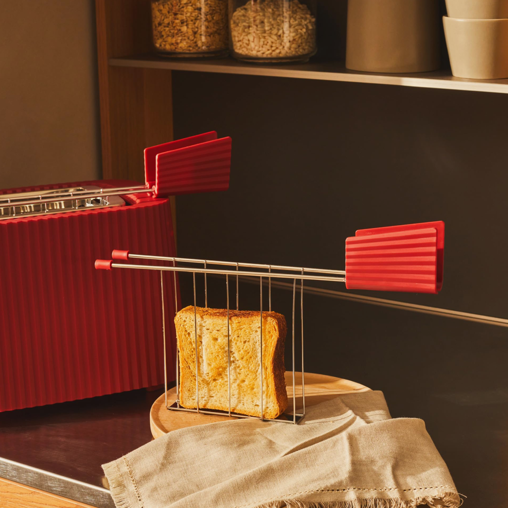 Alessi Plisse Toaster - Red