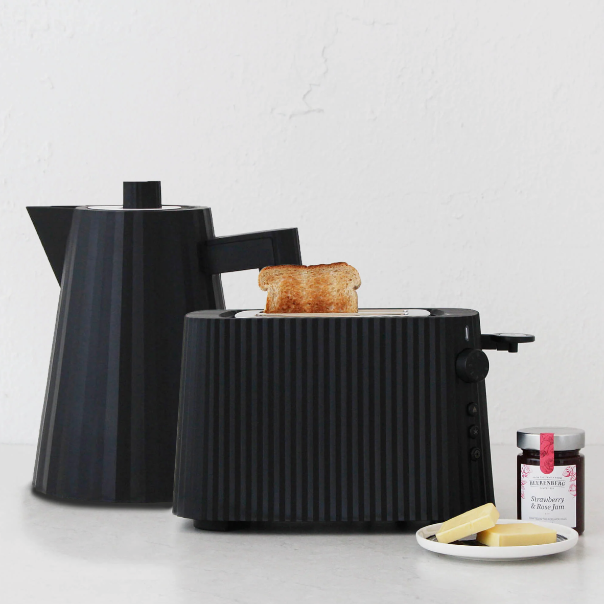 Alessi Plisse Toaster - Black