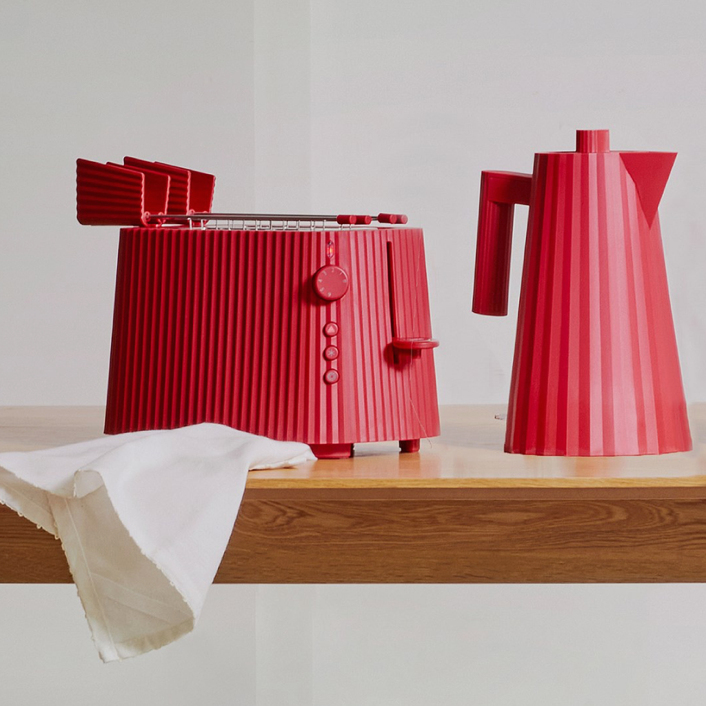 Alessi Plisse Toaster - Red