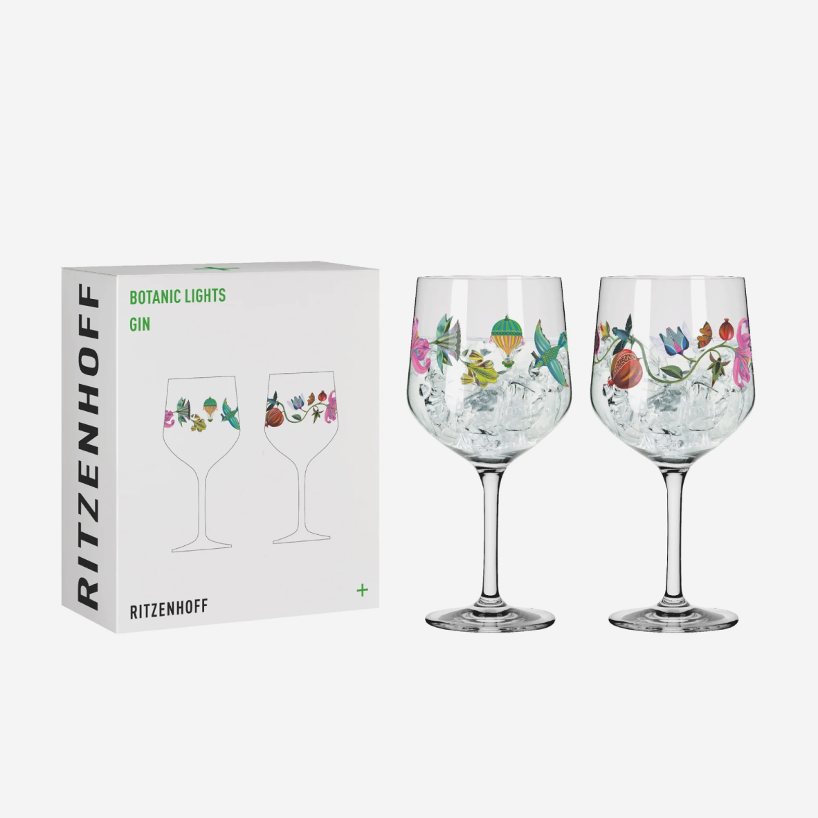 Botanic Lights Gin Glass Set - Olaf Hajek