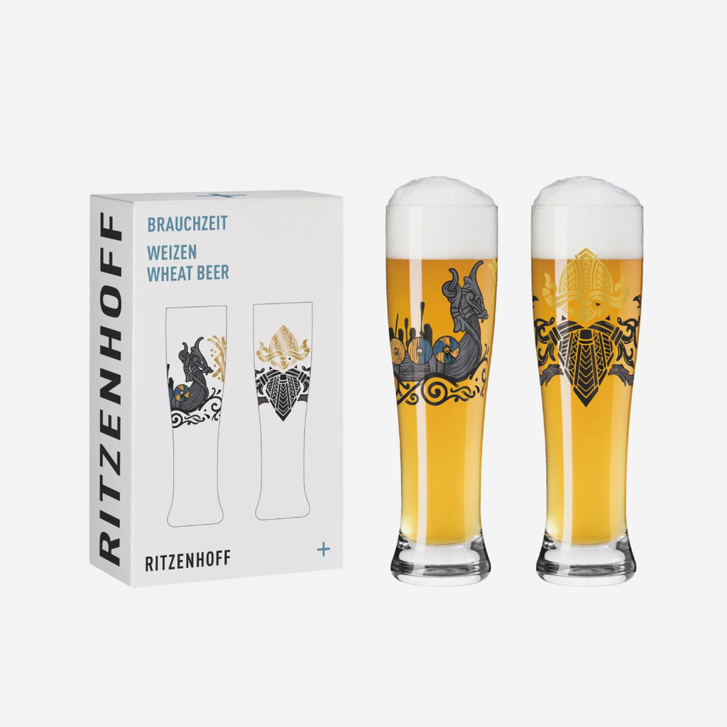 Brauchzeit Wheat Beer Glass Set - Jakub Vaniš