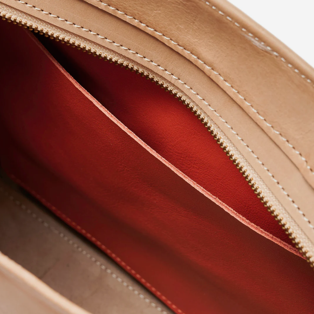 Tote Bag - Almond & Lobster Red