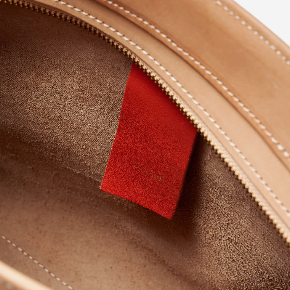 Tote Bag - Almond & Lobster Red