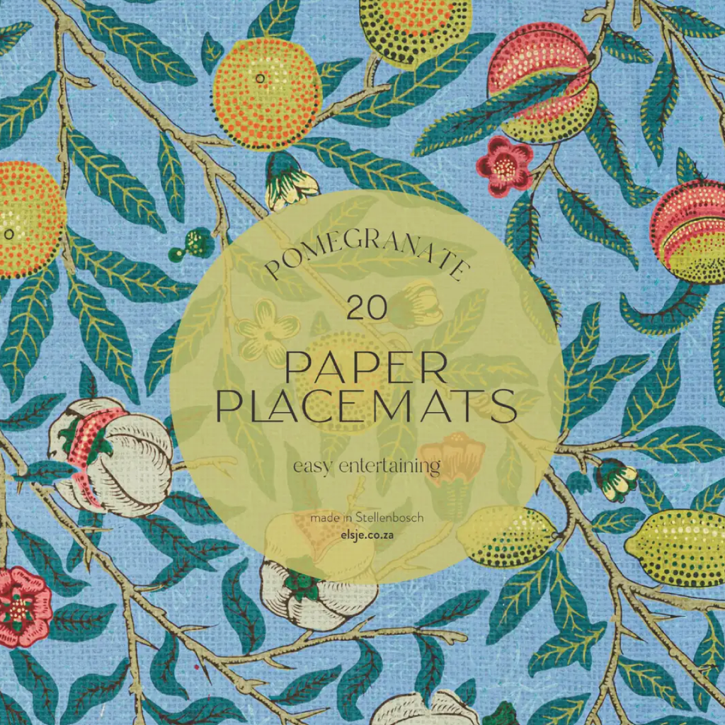 Paper Placemats - Pomegranate