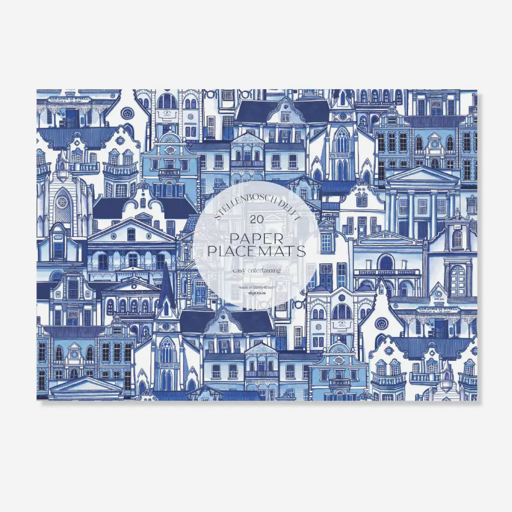 Paper Placemats - Stellenbosch Delft