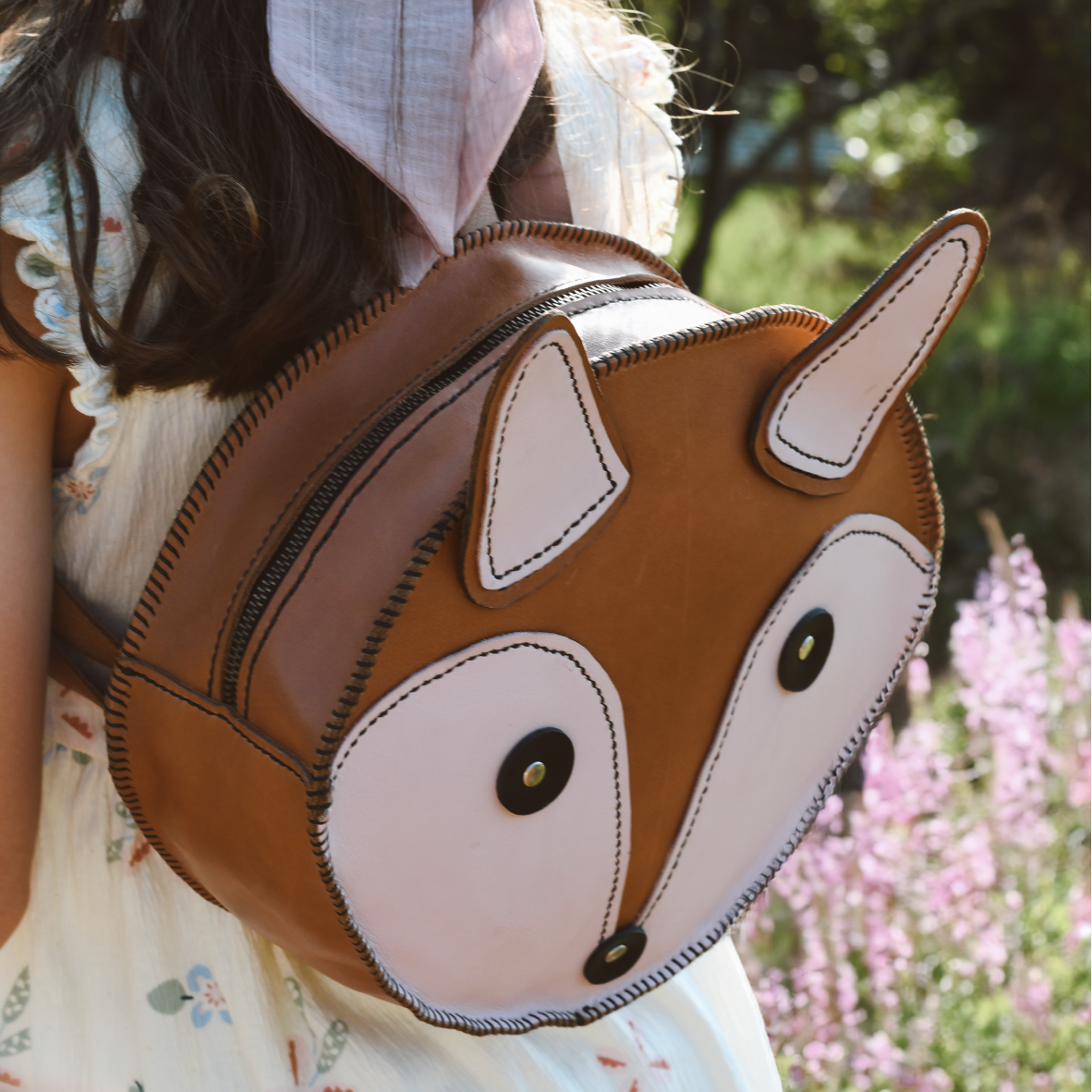 The Leather Backpack - Fox