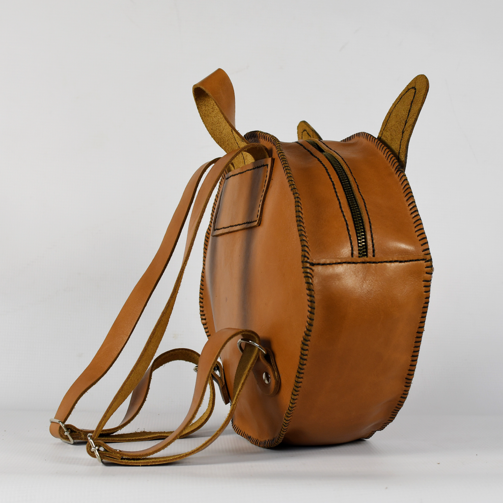 The Leather Backpack - Fox