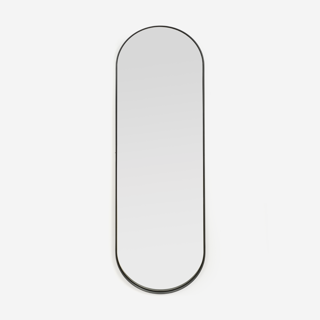 Oversized Deep Frame Pill Mirror