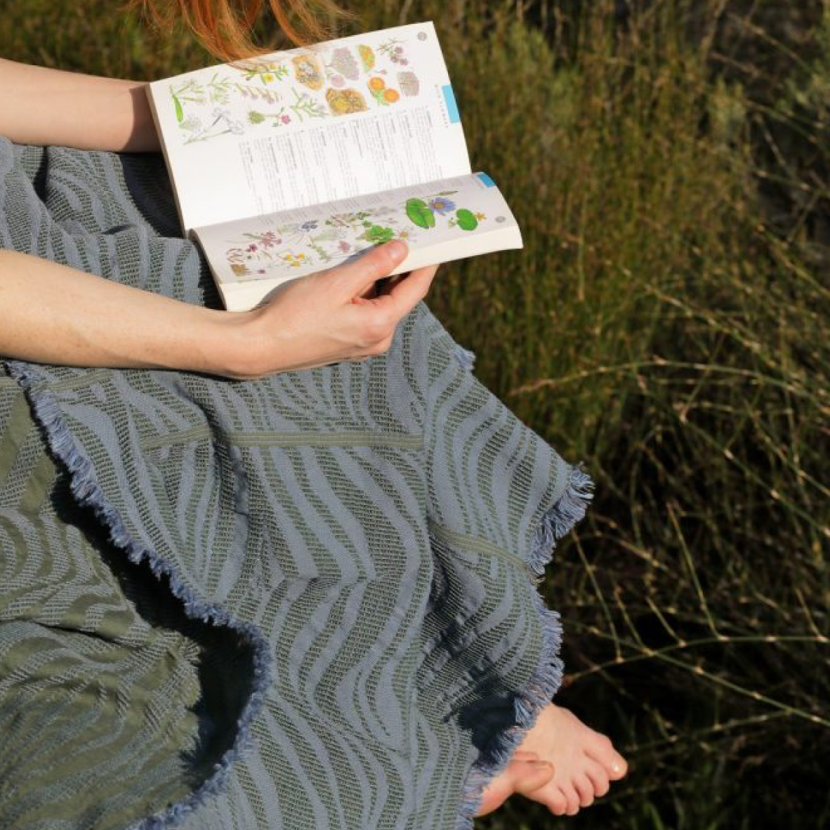 Safari Throw - Zebra Waterlily