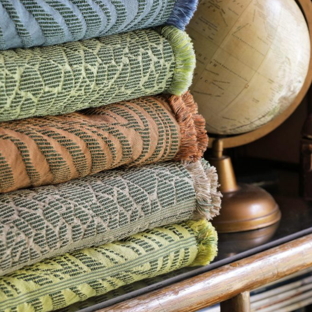 Safari Throw - Zebra Moss