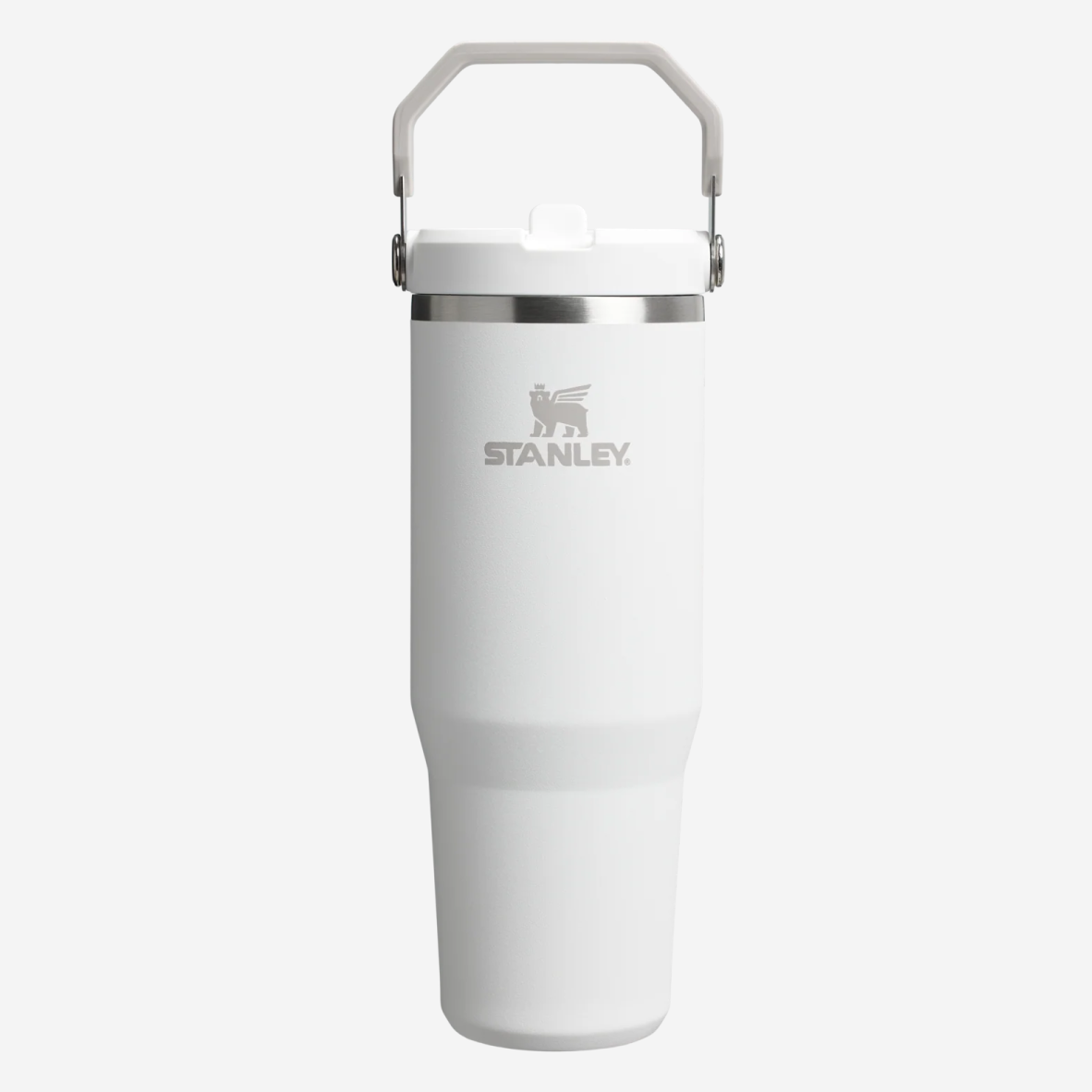 The IceFlow Flip Straw Water Bottle 890ml - Frost