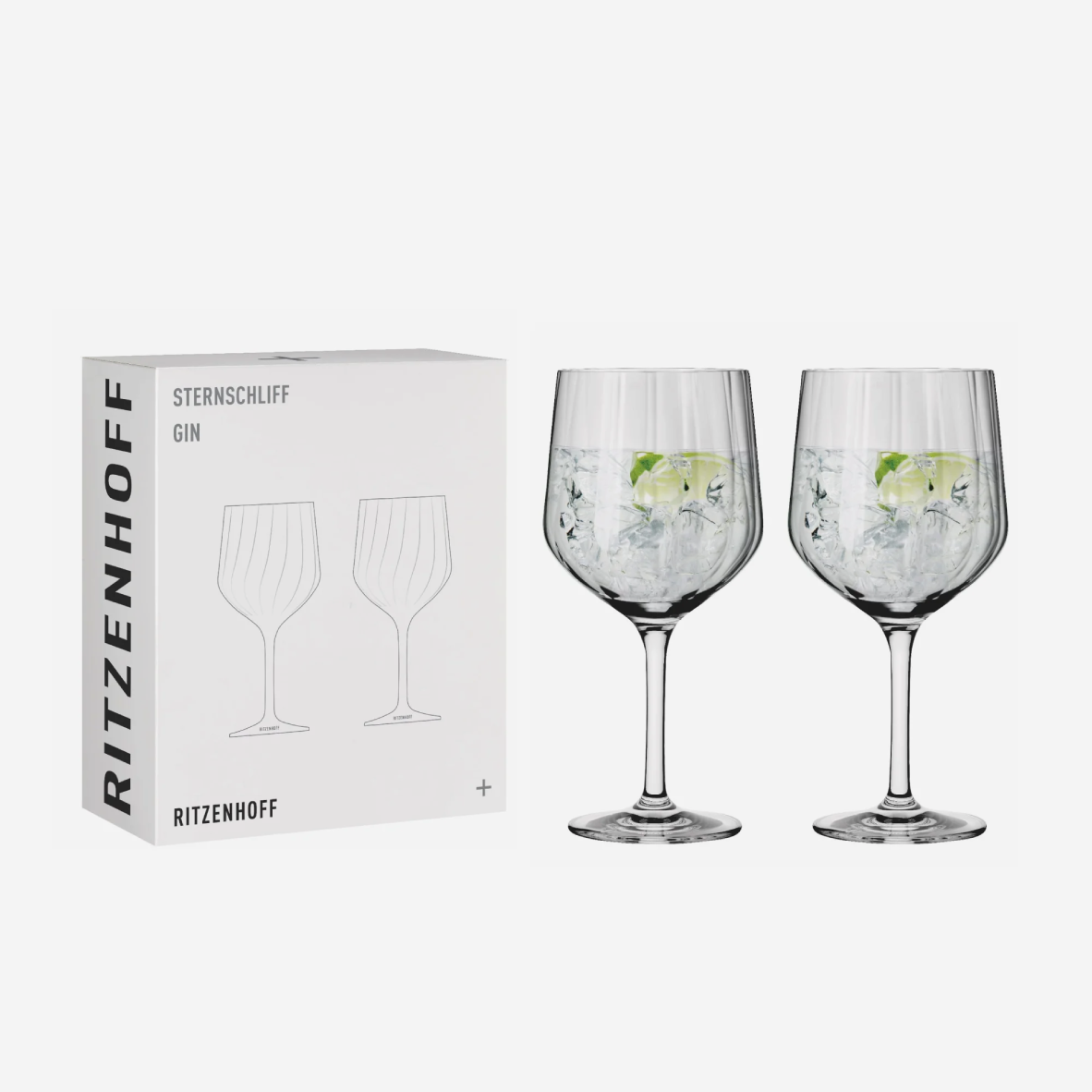 Star Cut Gin Glass Set - Ritzenhoff Design Team