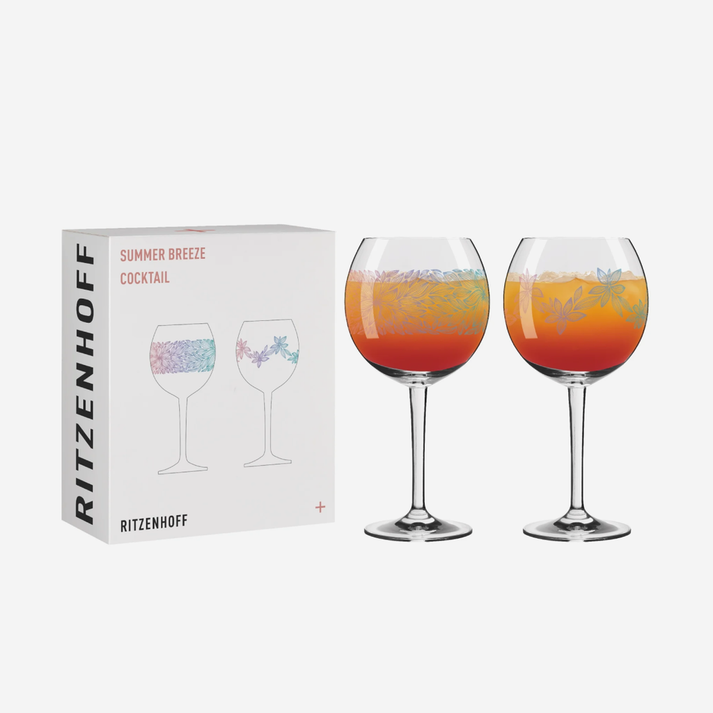 Summer Breeze Cocktail Glass Set - Ana C. Vasconcelos