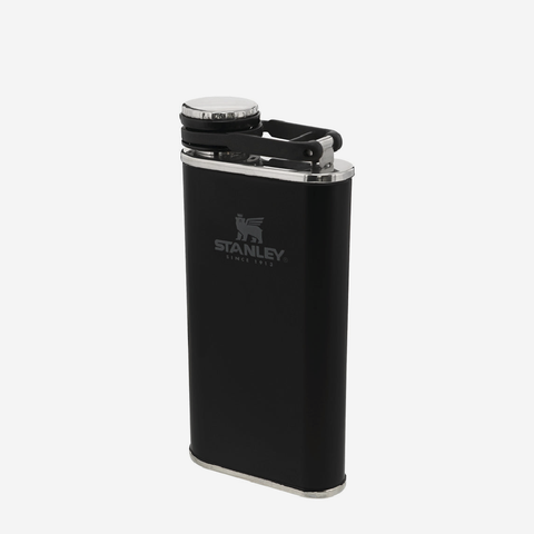 The Easy Fill Wide Mouth Flask 230ml - Matte Black