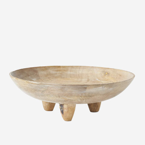 Three-Footed Wooden Bowl