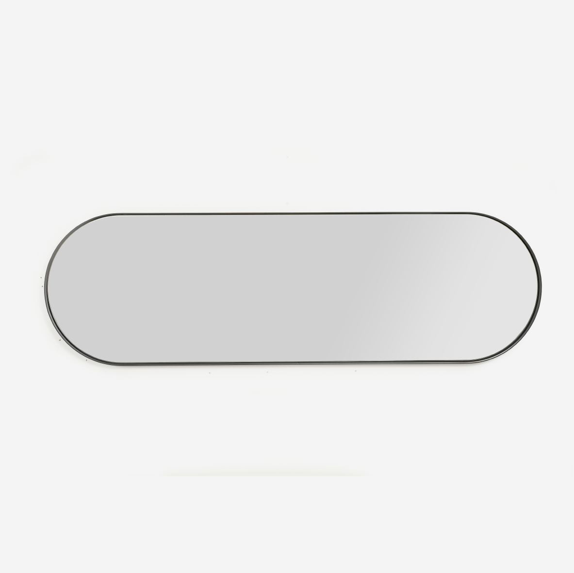 Oversized Deep Frame Pill Mirror