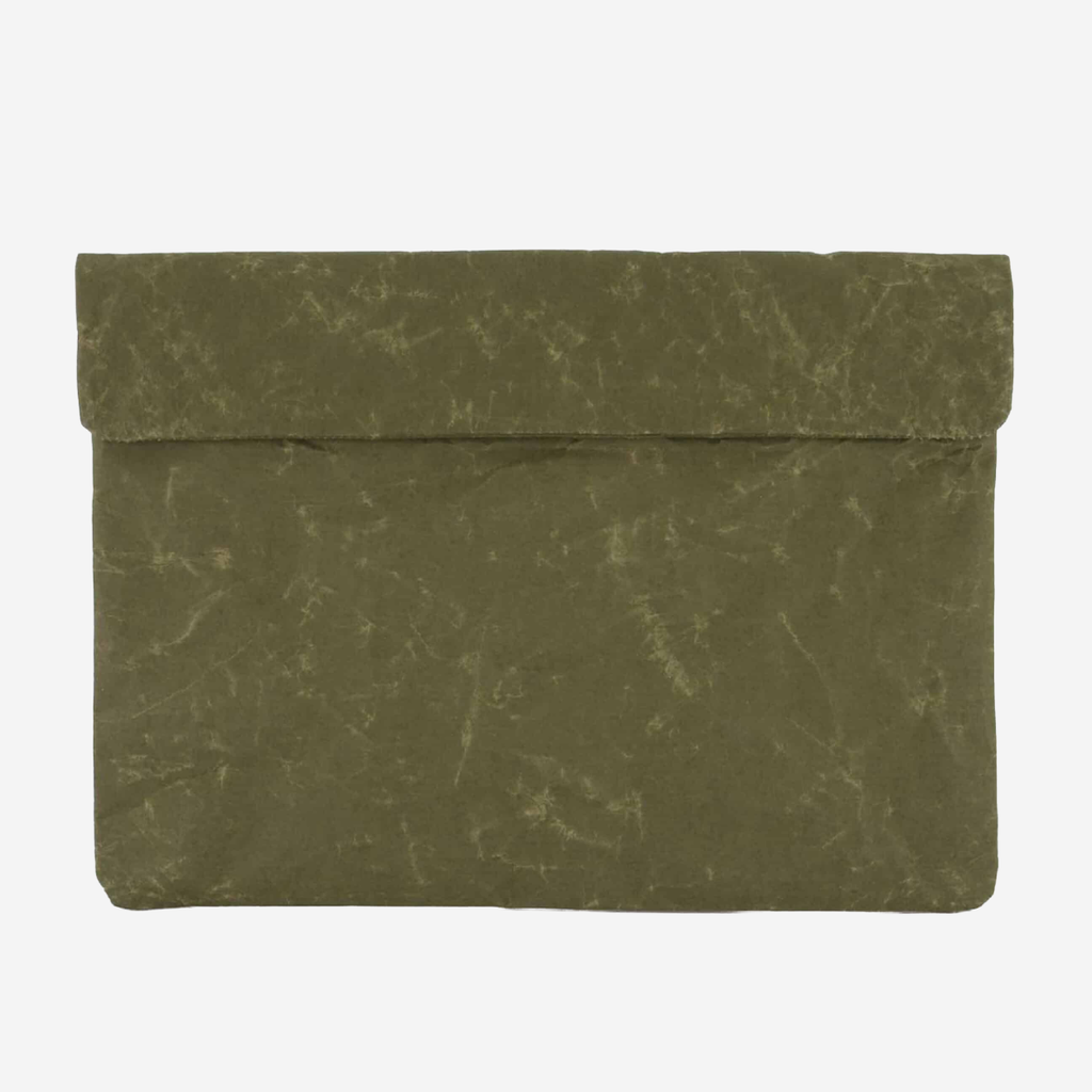 Paper Laptop Sleeve - Racing Green