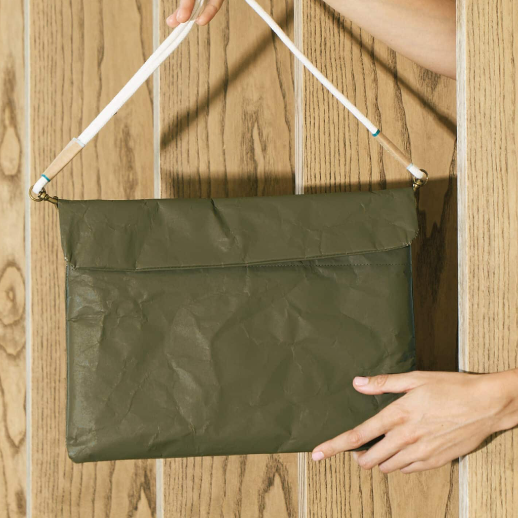 Paper Laptop Sleeve - Racing Green