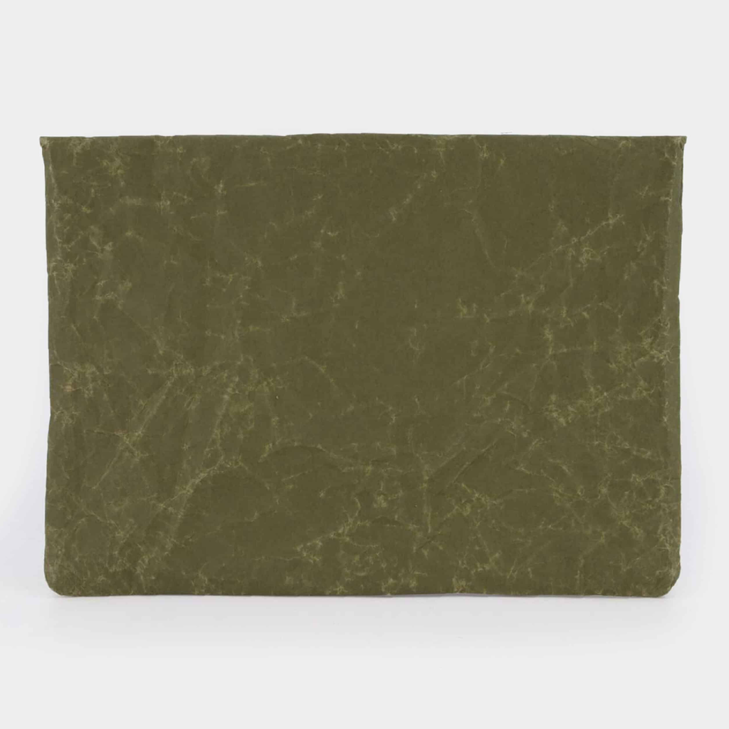 Paper Laptop Sleeve - Racing Green