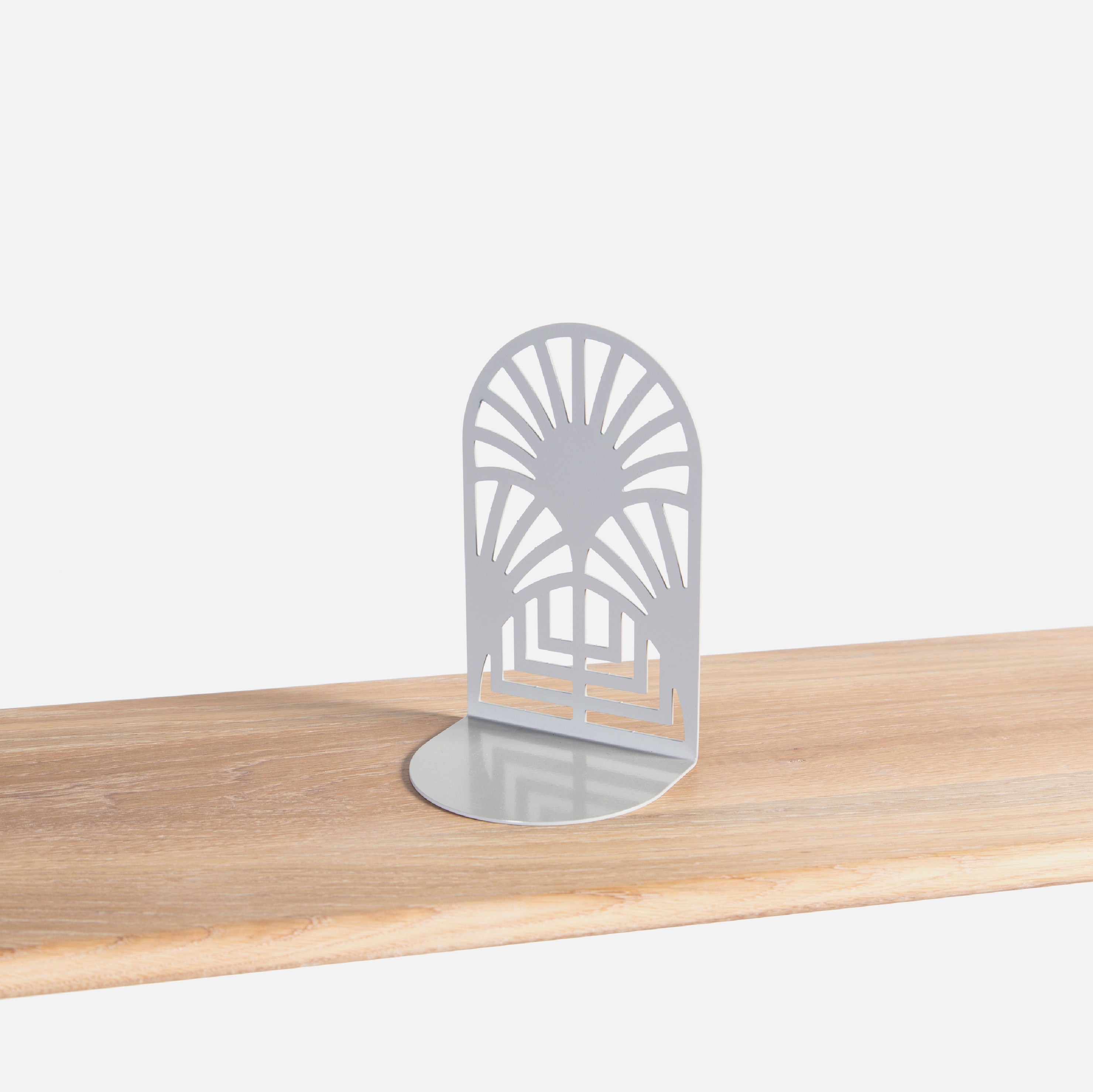 Art Deco bookends set of 2 - Clay Grey