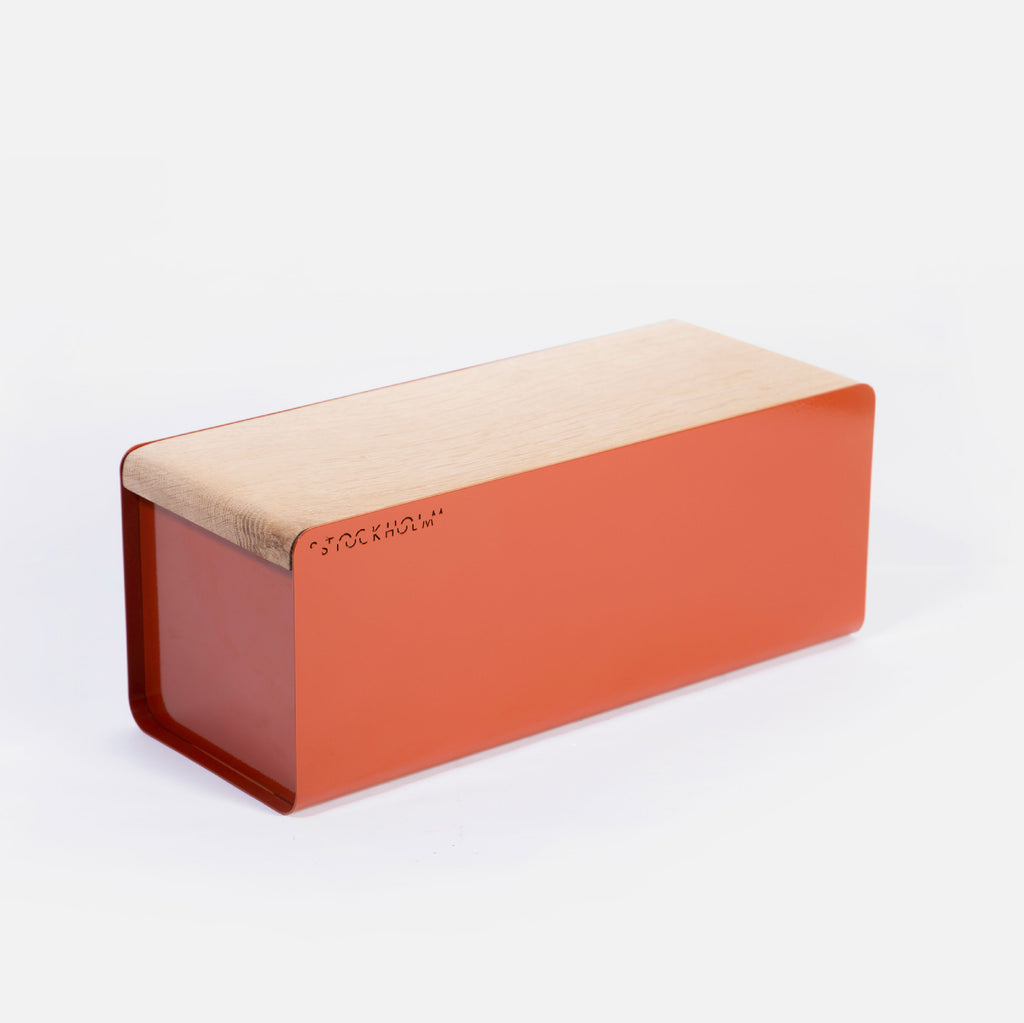 Stockholm Bread Bin - Oxide Red