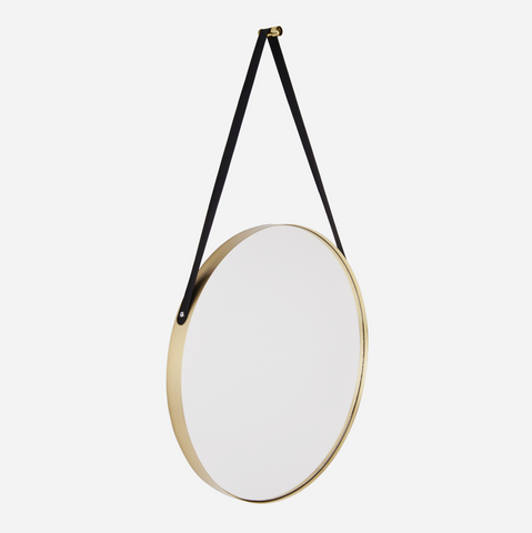 Balanced Round Mirror - Gold