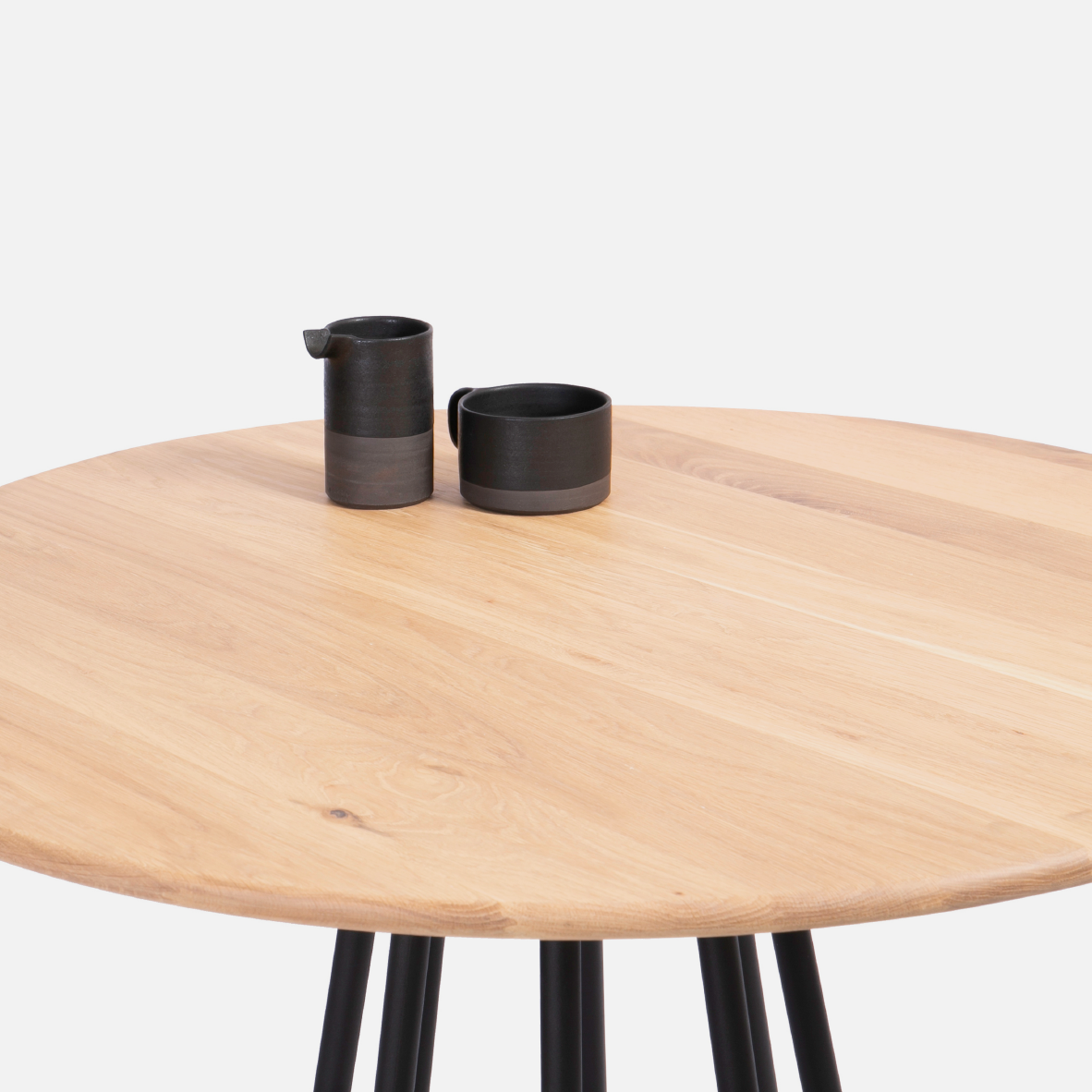 Orbit Round Dining Table - Light Oak