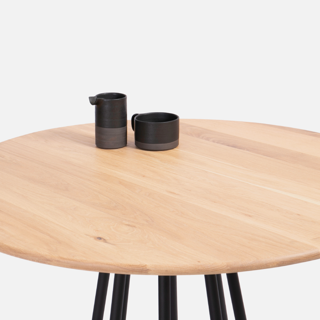 Orbit Round Dining Table - Light Oak