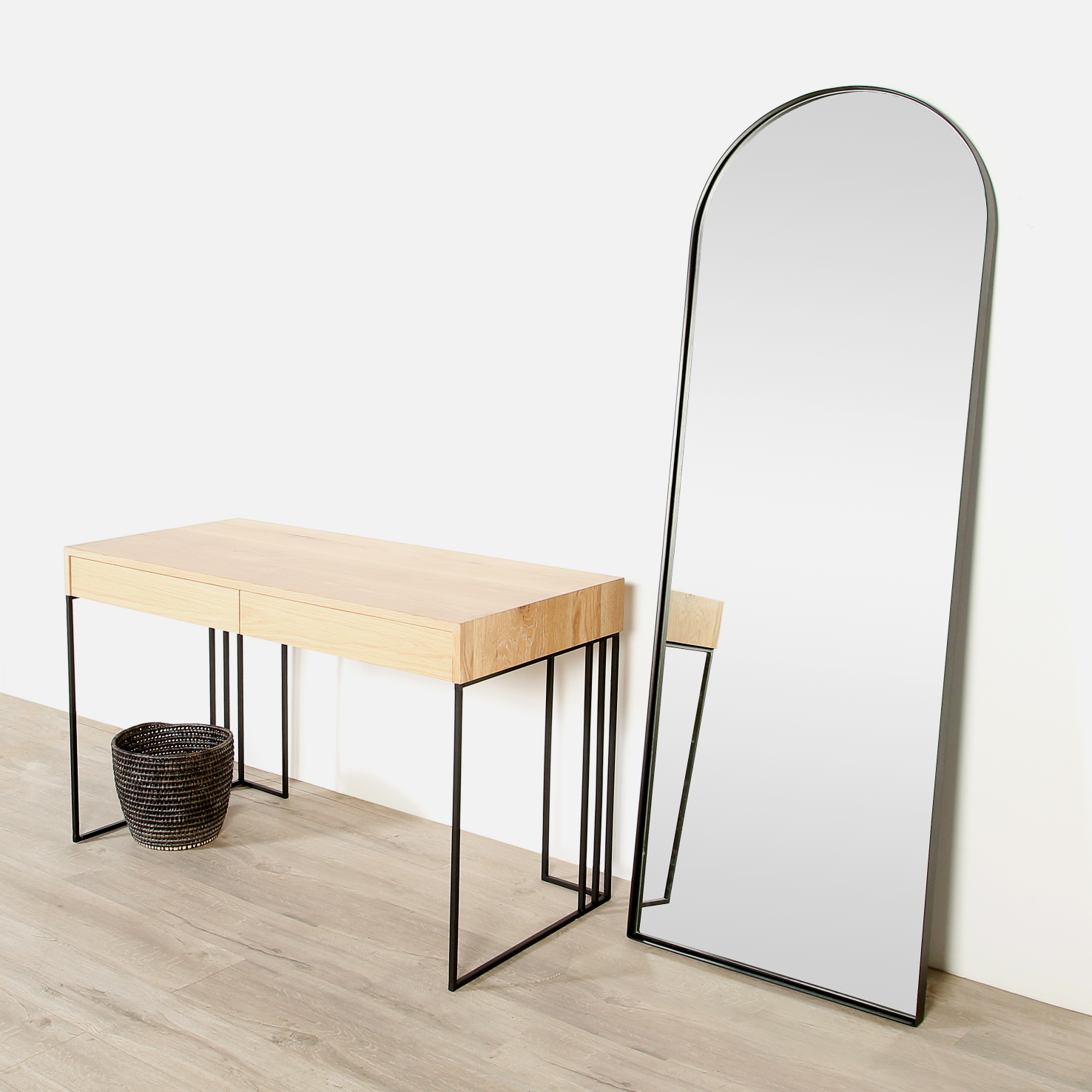 Archway Deep Frame Leaning Mirror