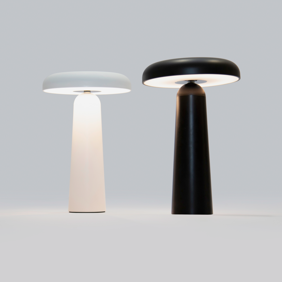 Boletus Rechargeable Table Lamp - White