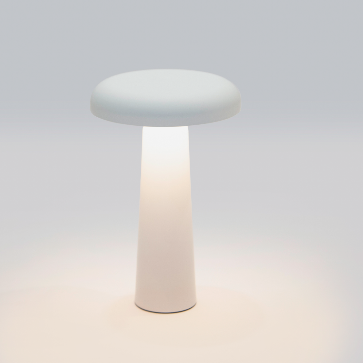 Boletus Rechargeable Table Lamp - White