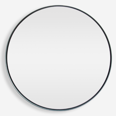 Deep Frame Round Mirror 1200