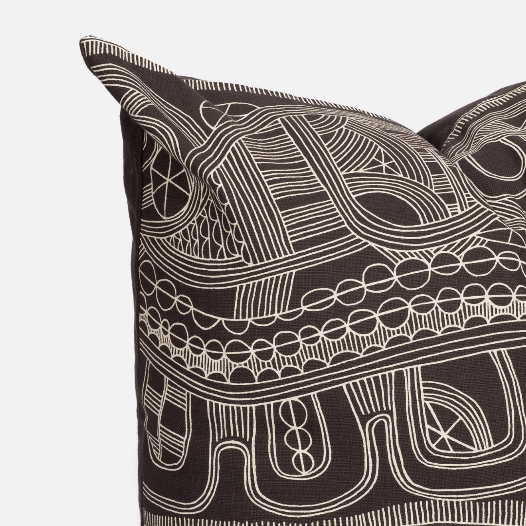 Scatter Cushion - Mbuti Black