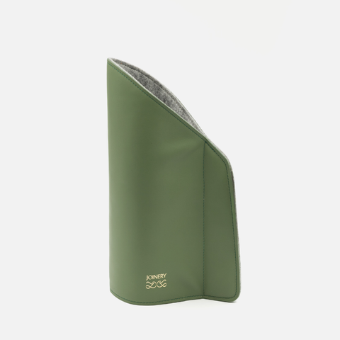 Waterfall Vase - Green + Light Grey