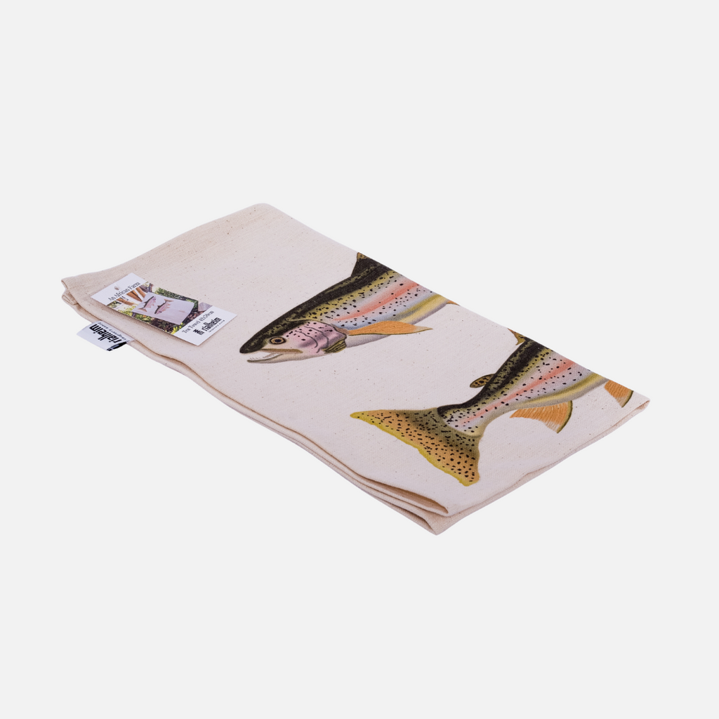 Monogram Tea Towel - Rainbow Trout