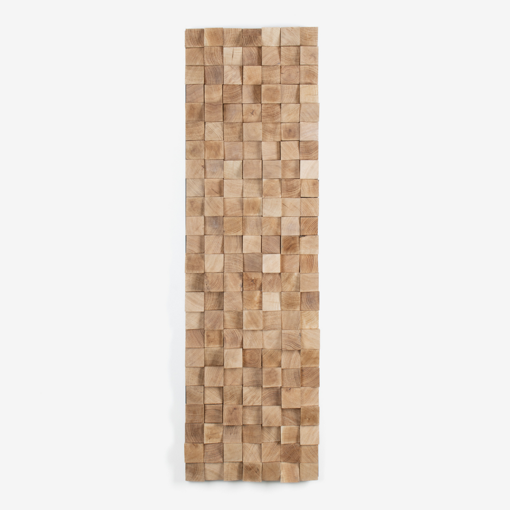 Blocks Wall Art - Solid White Oak