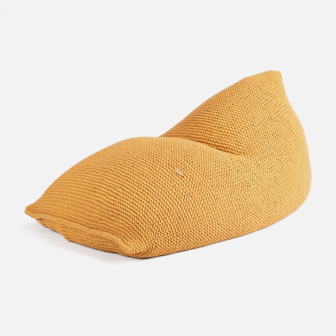 Zimbo Knitted Beanbag - Yellow